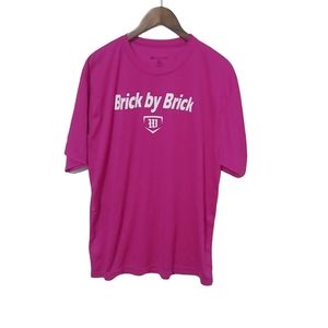 Grit XL Pink White Nylon Top Plus